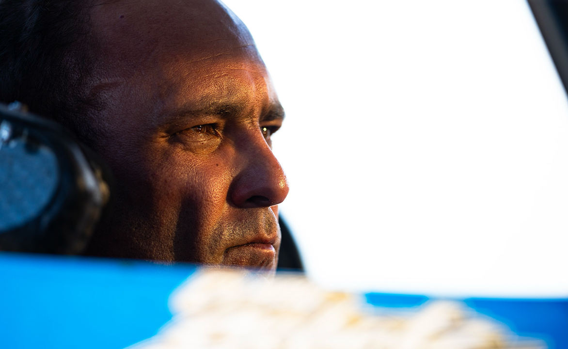 Donny Schatz sits aboard the Tony Stewart/Curb Agajanian Racing #15