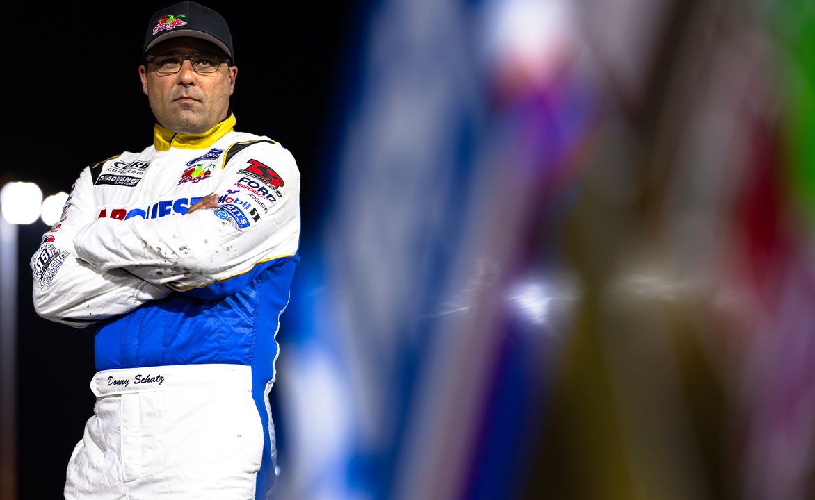 Donny Schatz at Knoxville Raceway