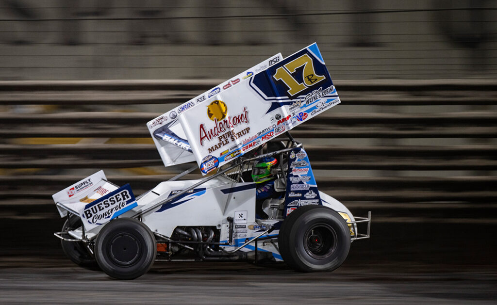Bill Balog races at Knoxville Raceway