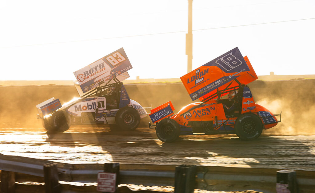 Kofoid races Scelzi at Williams Grove