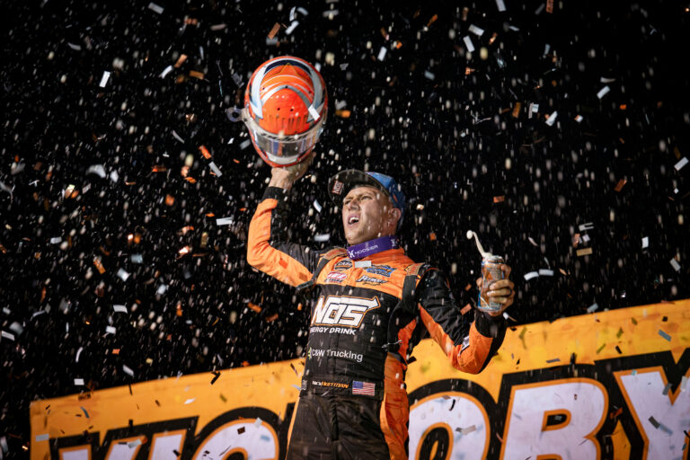 Nick Hoffman celebrating