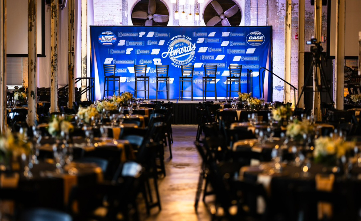 The banquet room for the World of Outlaws