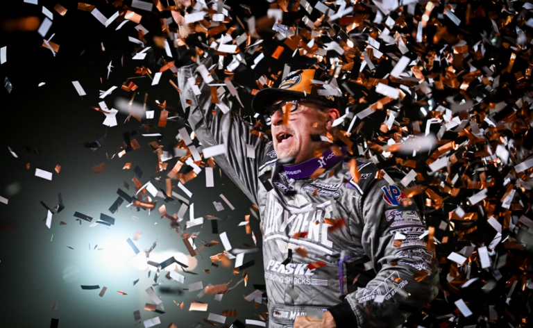 Chris Madden celebrating