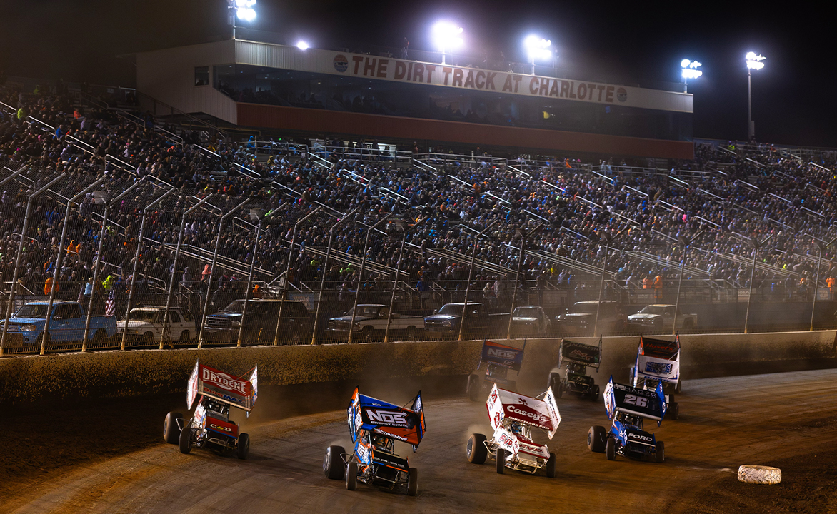 Sprint Cars racing at Charlotte