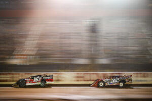 Mike Marlar and Bobby Pierce racing