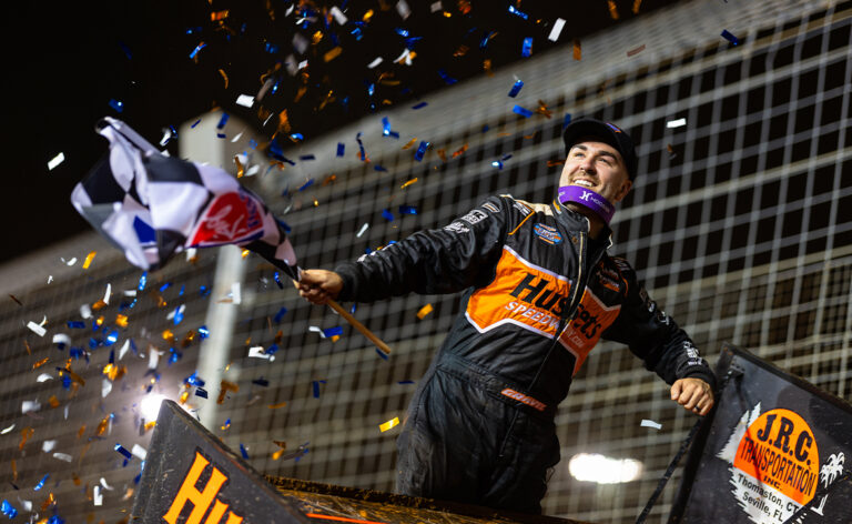 David Gravel celebrating