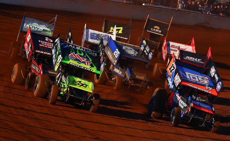 Sprint Cars racing at Charlotte