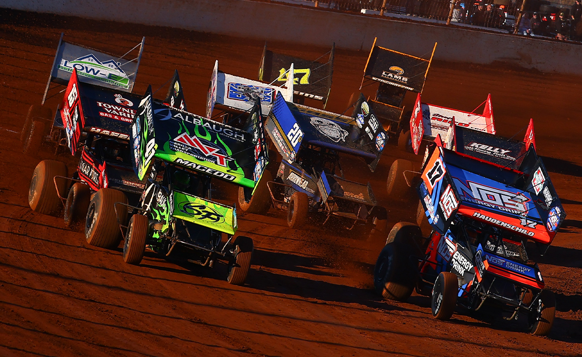 Sprint Cars racing at Charlotte