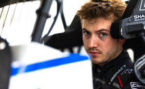 Garet Williamson sits in the Fischer Motorsports No. 23 Sprint Car