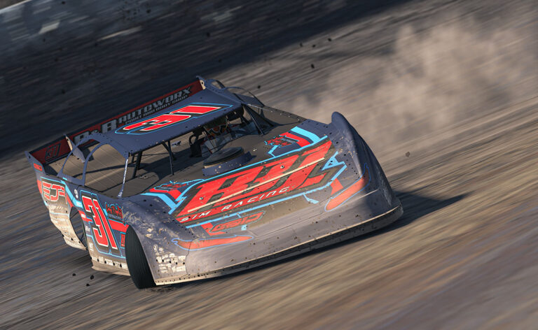 Robbie Buchanan Jr. wins with the iRacing World of Outlaws Pro Series