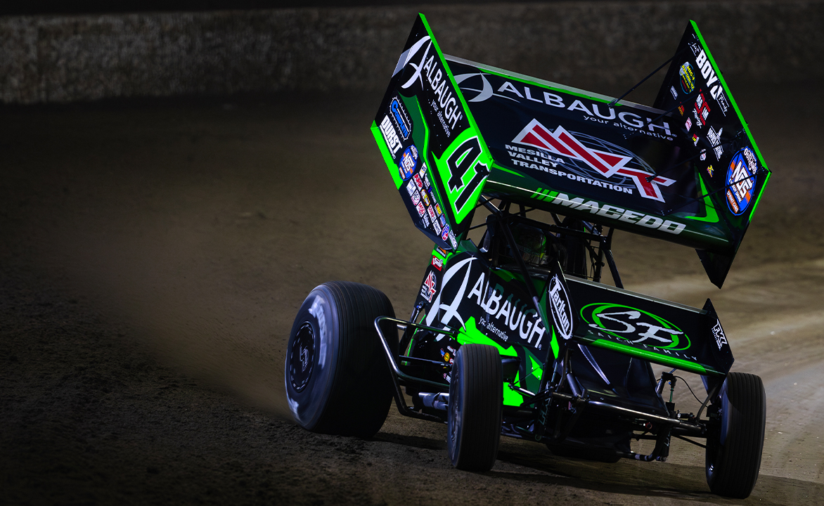 Carson Macedo driving the Jason Johnson Racing No. 41