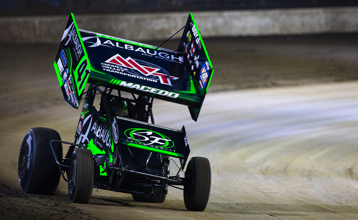Carson Macedo driving the Jason Johnson Racing No. 41