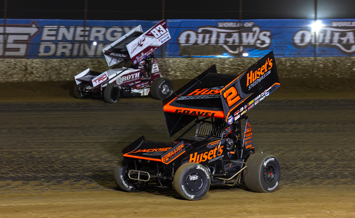 David Gravel races next to Buddy Kofoid