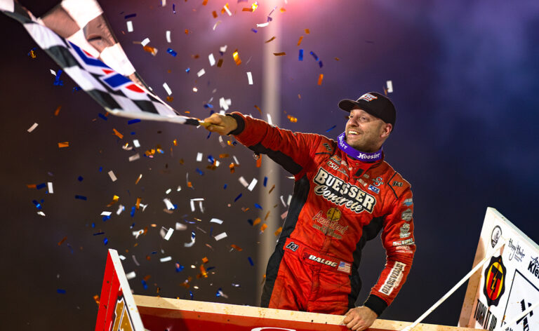 Bill Balog celebrating