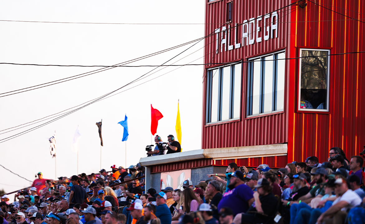 The crowd at Talladega Short Track