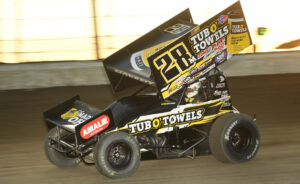 Conner Morrell racing at Volusia Speedway Park