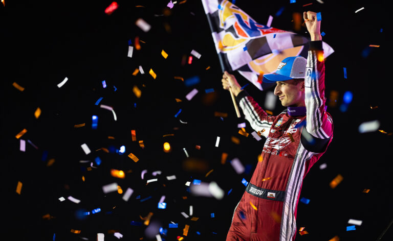 Buddy Kofoid celebrating