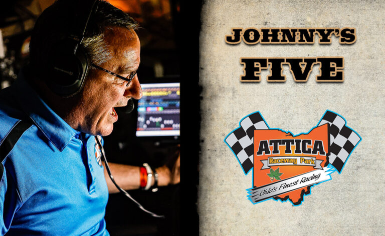 Johnny's picks for Attica Raceway Park