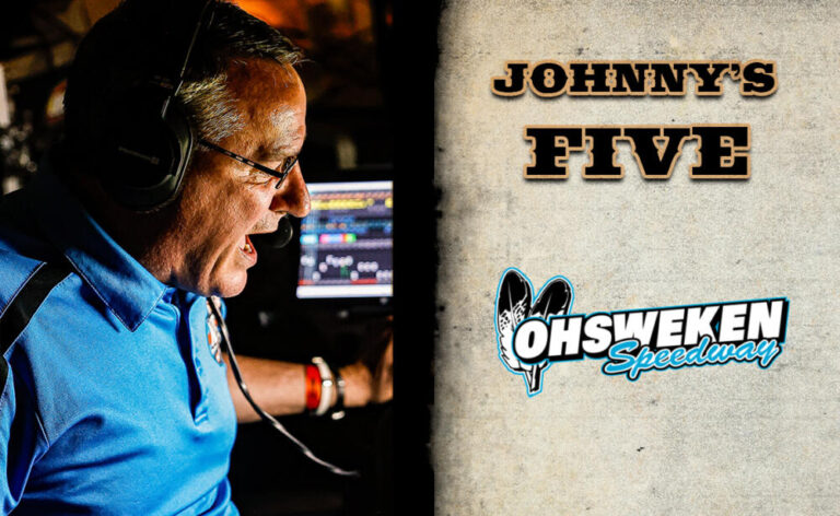 JOHNNY’S FIVE: Ohsweken Speedway