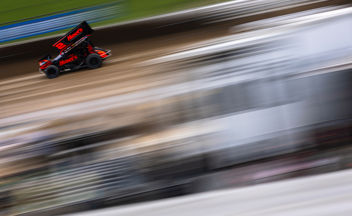 David Gravel racing at Eldora Speedway