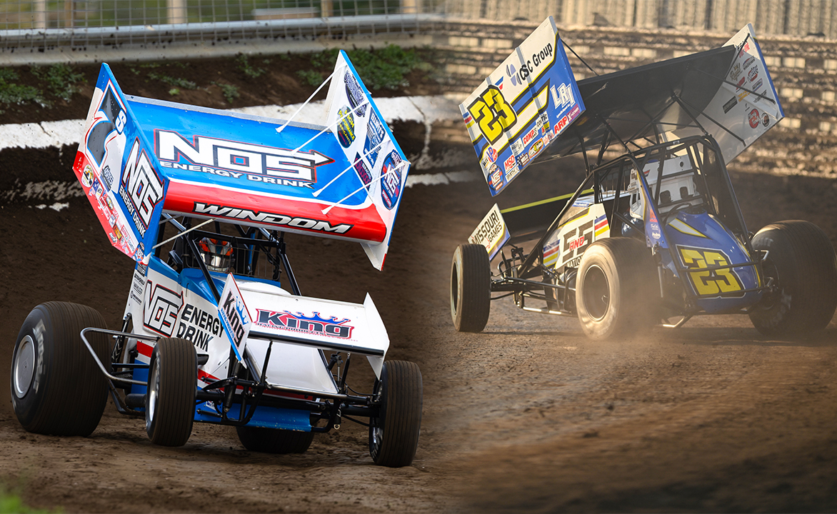 Chris Windom and Garet Williamson racing