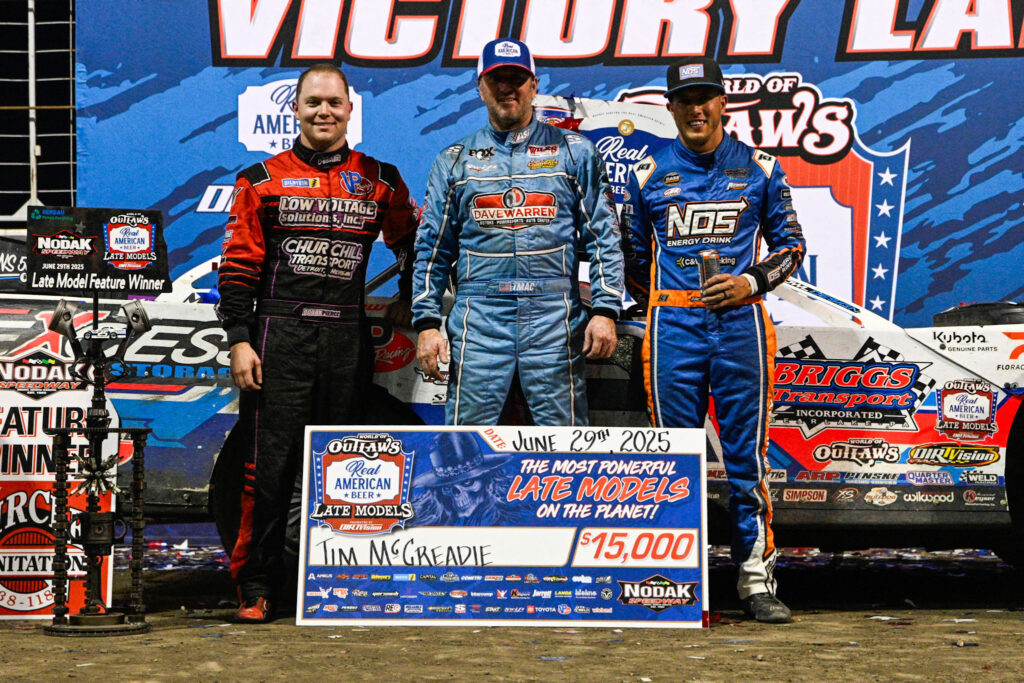 Nodak podium