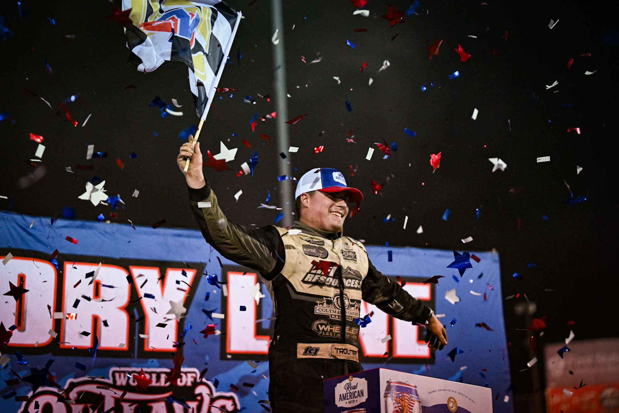 Troutman in Victory Lane