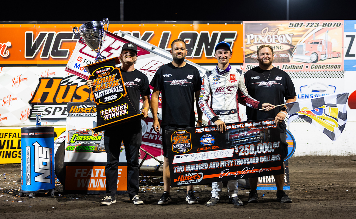 Roth Motorsports in Huset's Speedway Victory Lane