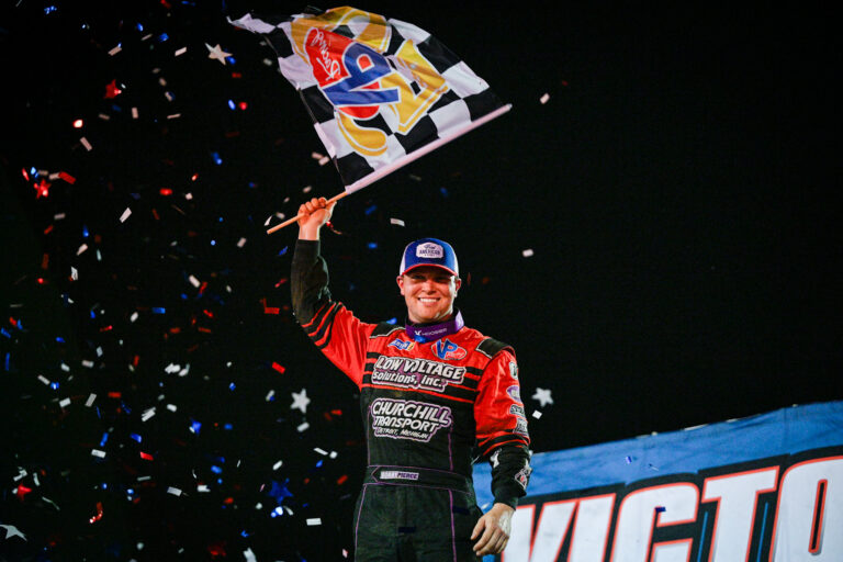 Pierce Scores Third-Straight Sharon Win in Battle at the Border Opener