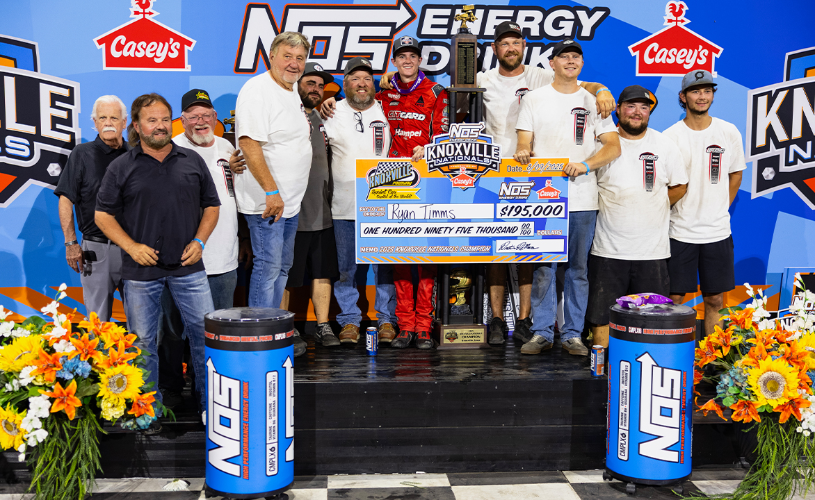 Liebig Motorsports in Knoxville Nationals Victory Lane