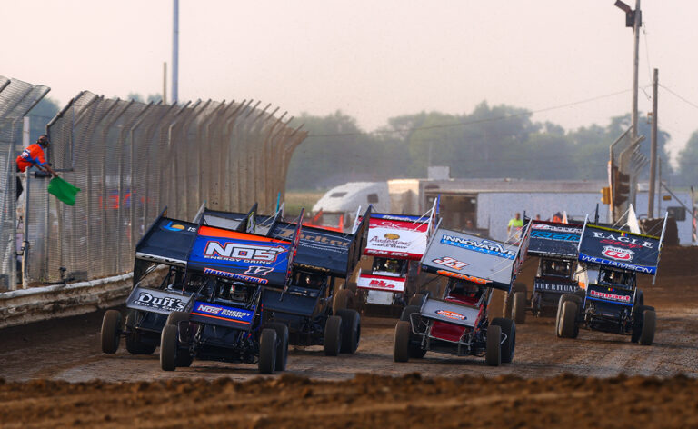 World of Outlaws Sprint Cars take the green flag