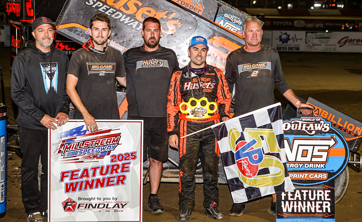 Big Game Motorsports in Millstream Speedway Victory Lane