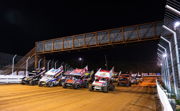 World of Outlaws Four-Wide Salute at Williams Grove Speedway