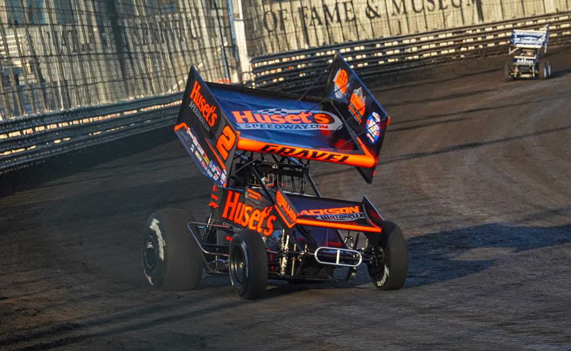 David Gravel at Knoxville Raceway