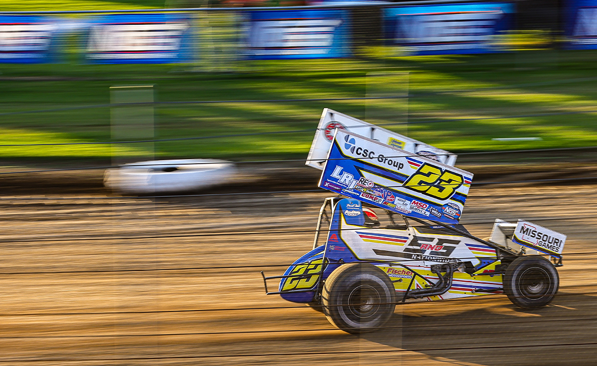 Garet Williamson driving the Fischer Motorsports No. 23