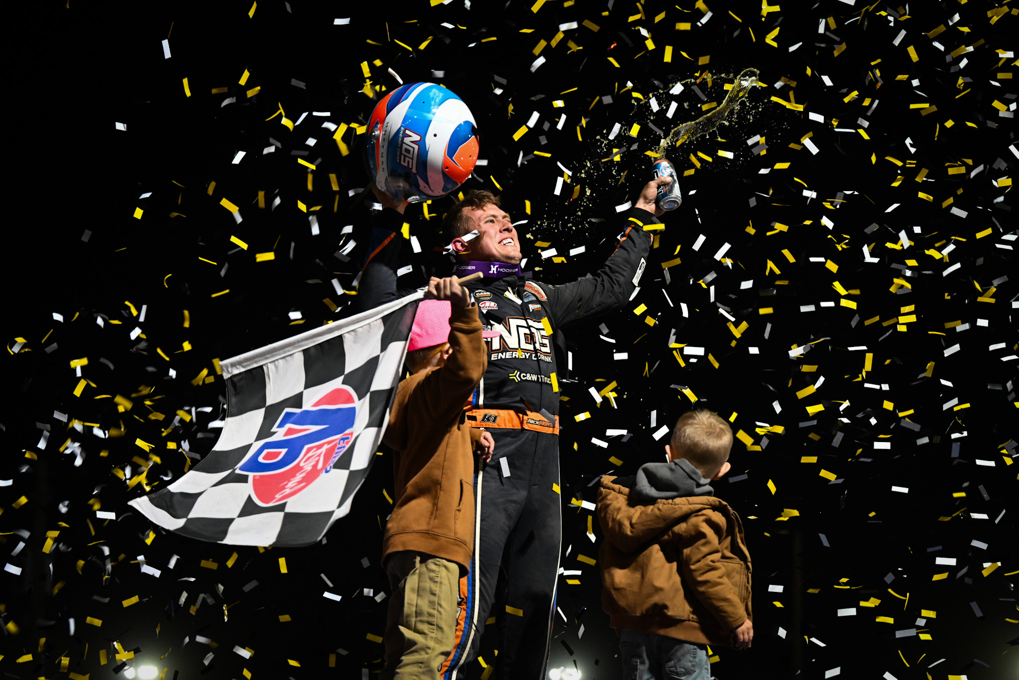 Hoffman Wins On Back-to-Back Nights at Volusia, Scores First World of Outlaws Victory of 2026