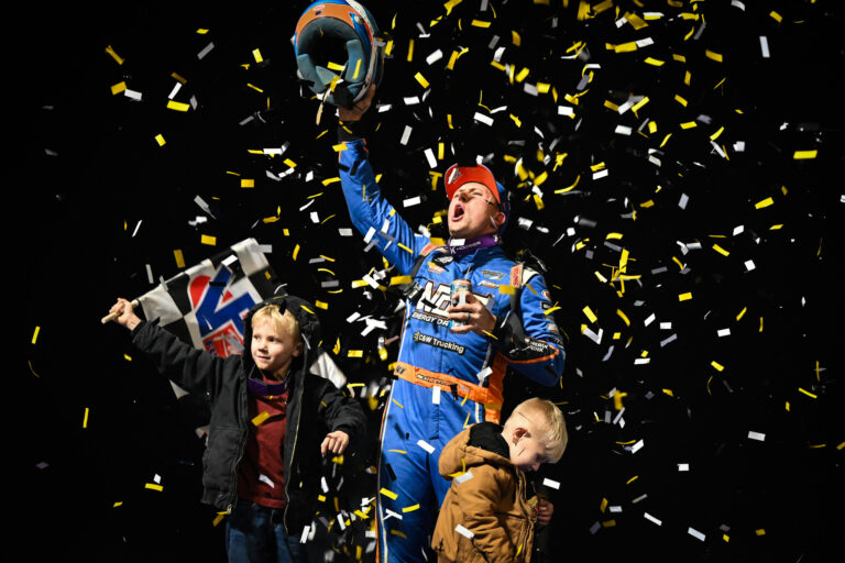 Hoffman in Victory Lane