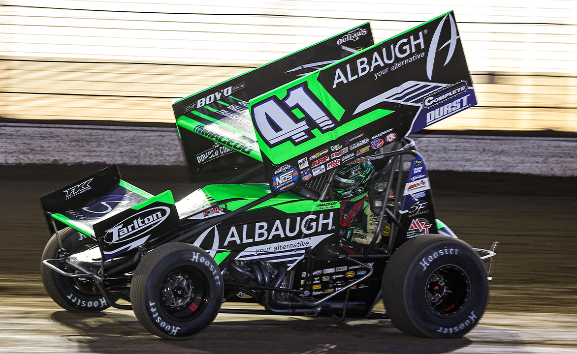 Carson Macedo driving the Jason Johnson Racing No. 41