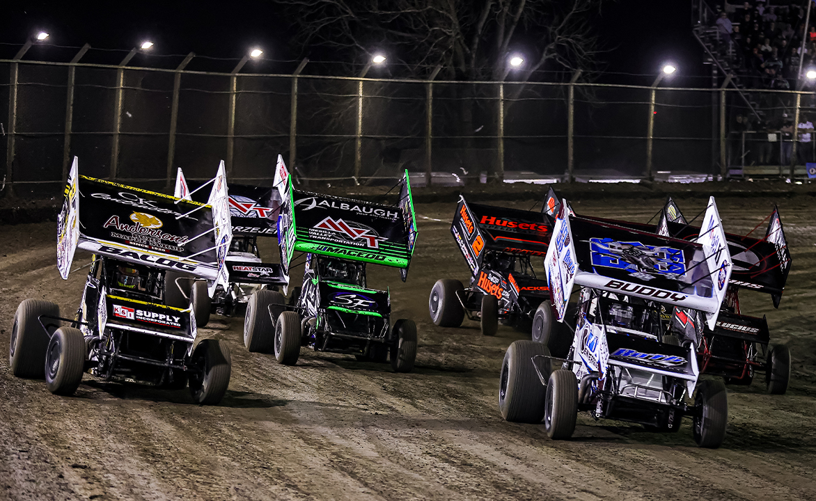 World of Outlaws Sprint Cars racing