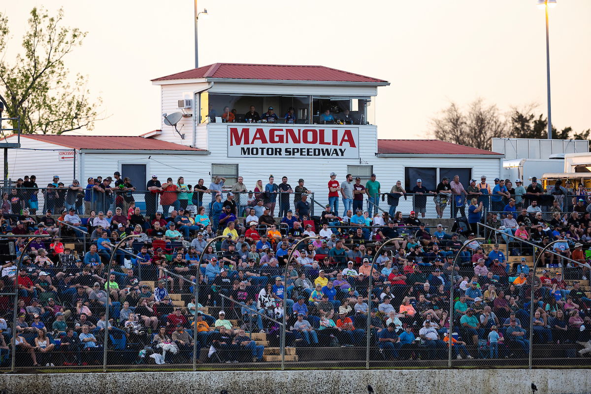 Magnolia grandstands