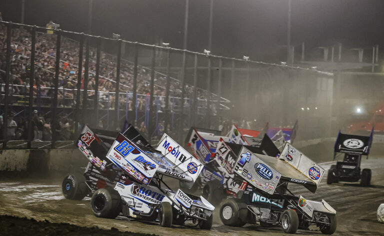 World of Outlaws Sprint Cars racing