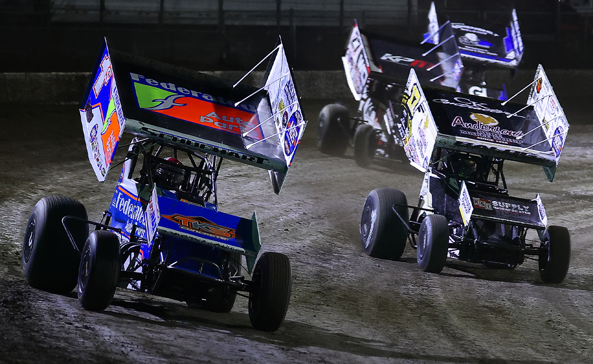 World of Outlaws Sprint Cars racing
