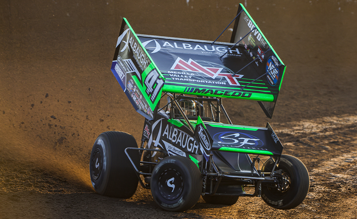 Carson Macedo driving the Jason Johnson Racing No. 41