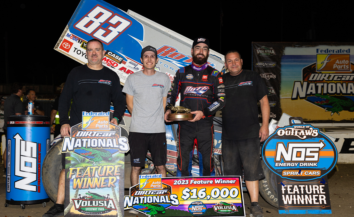 Roth Motorsports in Victory Lane at Volusia Speedway Park