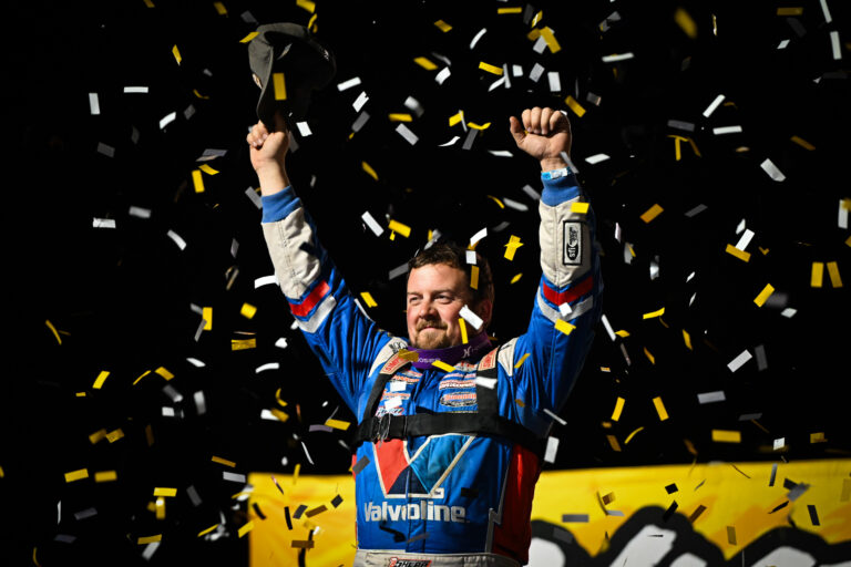Sheppard in Victory Lane
