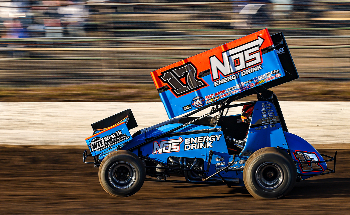 Spencer Bayston driving the Stenhouse Jr./Marshall Racing No. 17