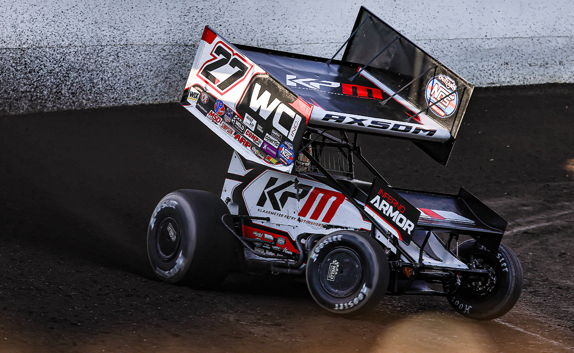 Emerson Axsom driving the Klaasmeyer/Petry Motorsports No. 27