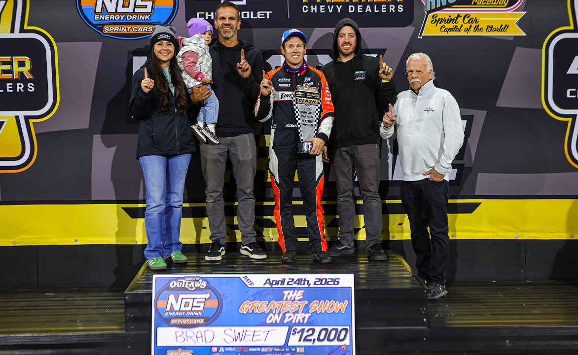 Silva Motorsports in Knoxville Raceway Victory Lane
