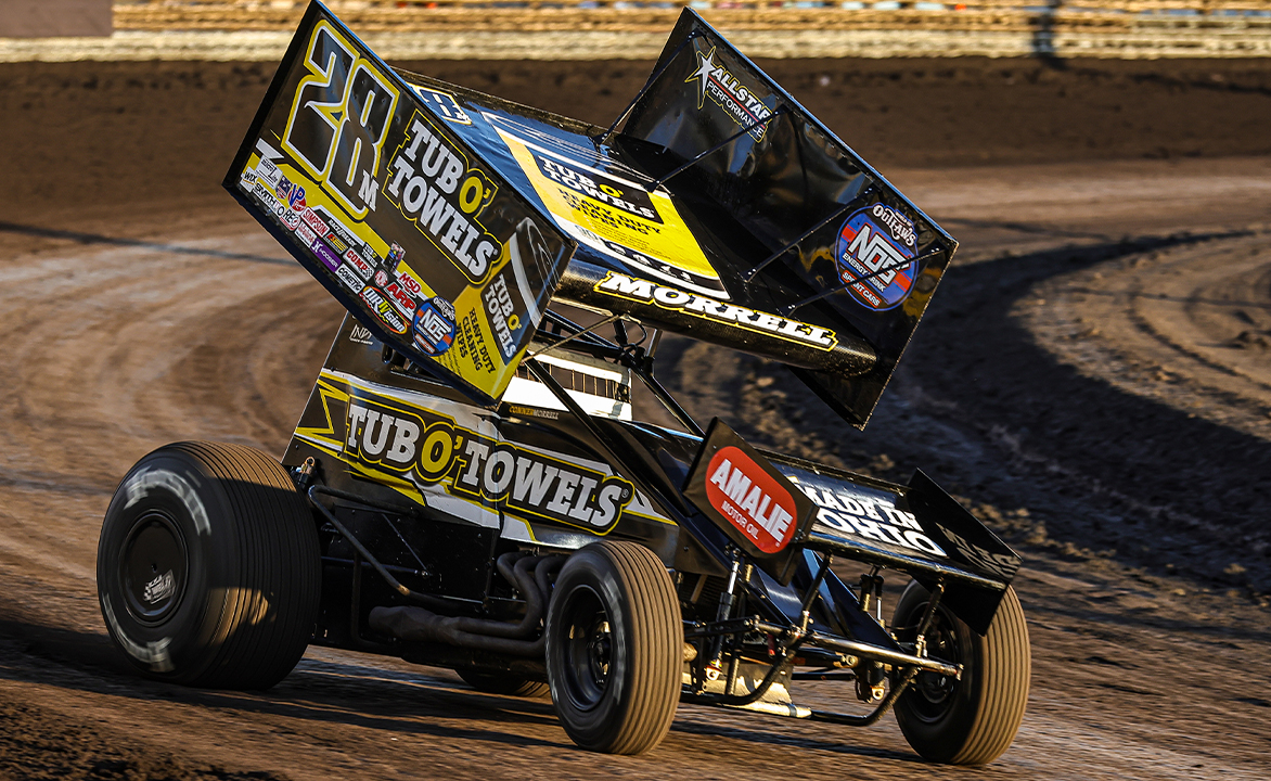 Conner Morrell driving the No. 28M