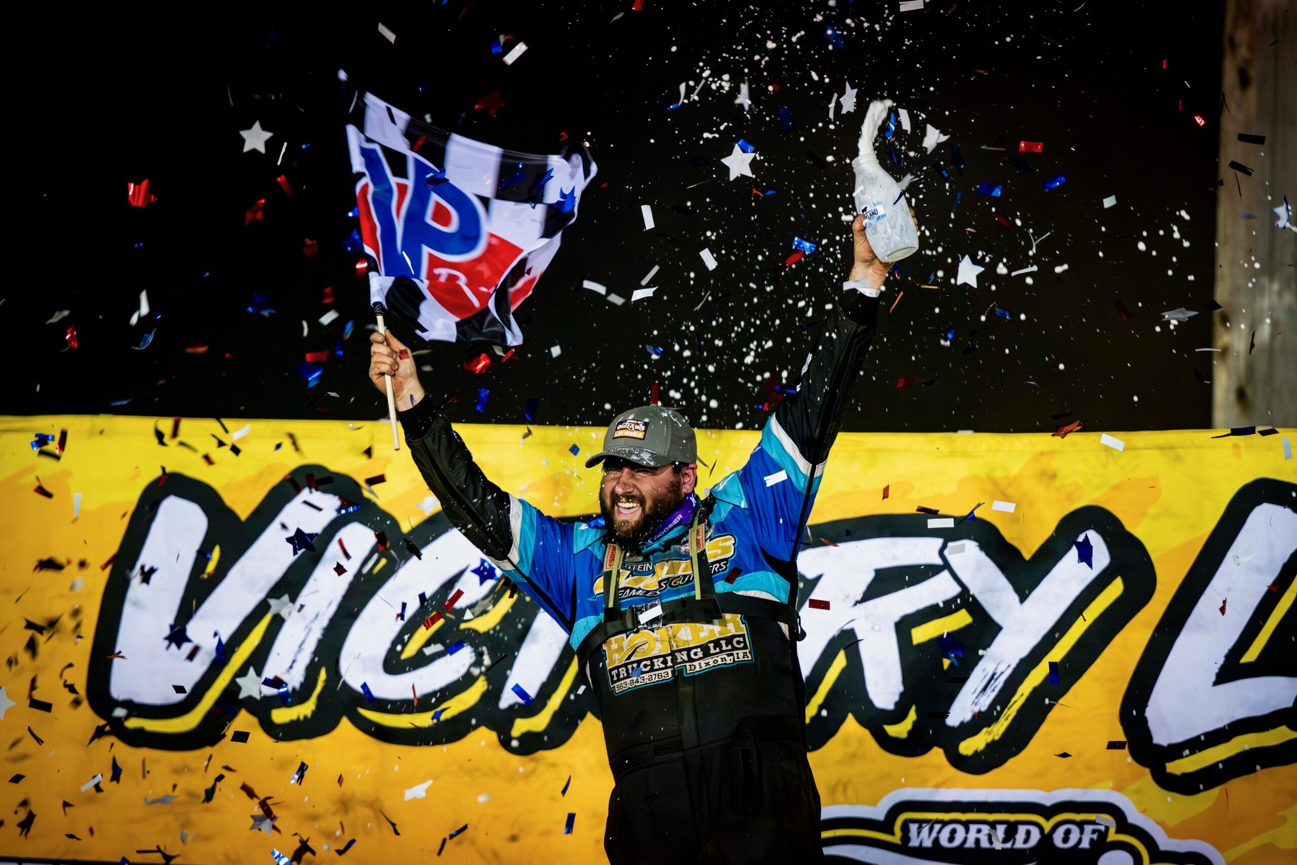 Gustin Earns First World of Outlaws Win of 2026 in Dairyland